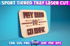 Sport Tiered Tray Laser Cut SVG | Tiered Tray Laser Cut SVG Product Image 5
