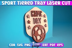 Sport Tiered Tray Laser Cut SVG | Tiered Tray Laser Cut SVG Product Image 8
