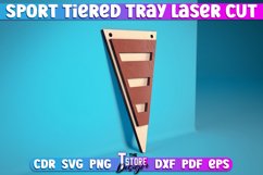 Sport Tiered Tray Laser Cut SVG | Tiered Tray Laser Cut SVG Product Image 9