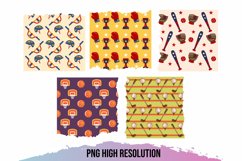 Sporty Torn Paper - Scrapbooking PNG Product Image 1