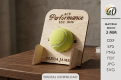 3D Sports Trophy Displays Bundle Lasercut. Display Stand SVG Product Image 12