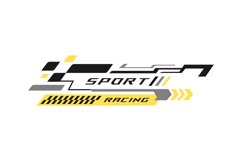 Sport wrap racing stripes car sticker vinyl decal template Product Image 1