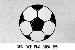 Soccer ball SVG cut file. Sports SVG Product Image 1