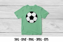 Soccer ball SVG cut file. Sports SVG Product Image 2