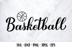 Basketball SVG. Sports typography design. Activity game Product Image 1