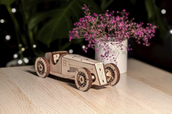 Old Sport Car - laser cut file, 3d laser design Product Image 2