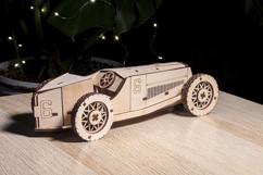 Old Sport Car - laser cut file, 3d laser design Product Image 13