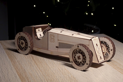 Old Sport Car - laser cut file, 3d laser design Product Image 12