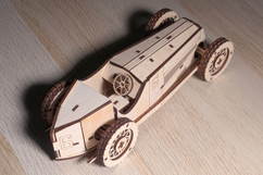 Old Sport Car - laser cut file, 3d laser design Product Image 7