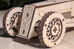 Old Sport Car - laser cut file, 3d laser design Product Image 5