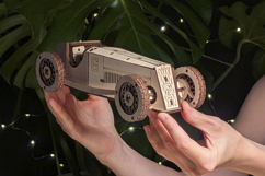 Old Sport Car - laser cut file, 3d laser design Product Image 3