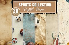 Sports Collection Digital Paper Bundle Product Image 1