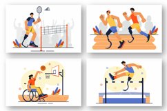9 Sports for Disabled People Illustration Product Image 2