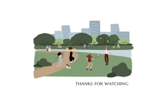 Sports in Park set, People Illustrations, Outdoor Activities Product Image 20