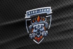 King Team Esport Gamer Logo Product Image 1