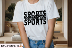 Retro Sports Mom SVG PNG T-shirt Design Product Image 2