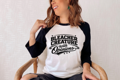 Clean, solid-color SVG design with thick smooth lines and no distressing, perfect for cutting machines. Features bold sports lettering and script for a loud, proud sports mom vibe.