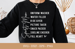 Sports Mom Svg Png, Game Day Svg Png, Sports Mom Shirt Svg Product Image 1