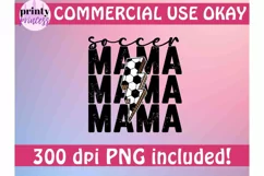 Soccer Mama png, Soccer Sublimation Design Product Image 7