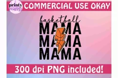 Basketball Mama png, Basketball Sublimation Design Product Image 7