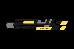 Sports stripe vinyl stickers racing decal template Product Image 2