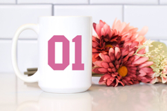 Varsity SVG Alphabet with Letters and Numbers Product Image 4