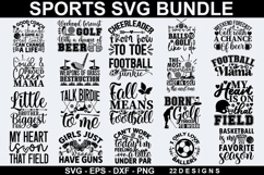 Sports SVG Bundle - Sports Quotes Design Product Image 1