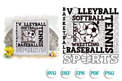 Sports Subway Sign Art Decor SVG Product Image 1
