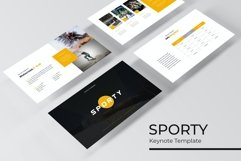 Sporty Keynote Template Product Image 1