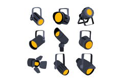 spotlight stage set cartoon Product Image 1