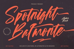 Spotnight Balmonte - Modern Brush Font Script Product Image 1
