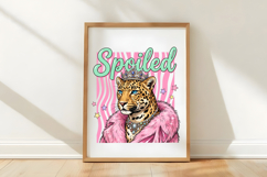 Spotted Queen Leopard PNG Product Image 4