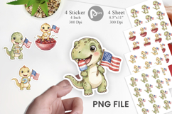 Spotted Summer Treats Dino Sticker Product Image 1