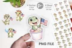 Spotted Summer Treats Dino Sticker Product Image 1