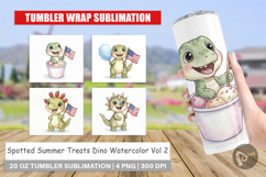 Spotted Summer Treats Dino Tumbler Product Image 1