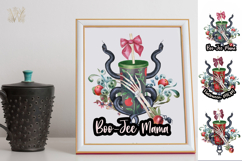 Spooky Mama PNG, Halloween Mom mug Clipart, Boo-jee Mama Product Image 3