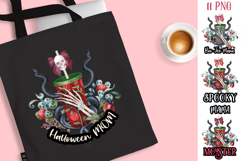 Spooky Mama PNG, Halloween Mom mug Clipart, Boo-jee Mama Product Image 4