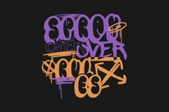 Spray Urban Brutalism Graffiti T-shirt Design Product Image 1