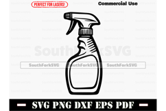 Spray Bottle SVG PNG DXF EPS PDF Product Image 1