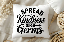 Spread Kindness Not Germs SVG | Be Kind SVG | Kindness SVG Product Image 5