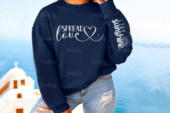 Spread love Sleeve SVG Design Product Image 3
