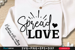 Spread Love SVG Design Product Image 1
