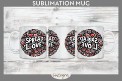 Spread The Love v3 Mug Wrap Sublimation Product Image 1