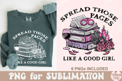 Spread Those Pages Like a Good Girl PNG Product Image 4