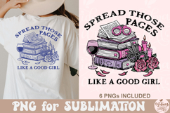 Spread Those Pages Like a Good Girl PNG Product Image 6