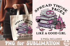 Spread Those Pages Like a Good Girl PNG Product Image 7