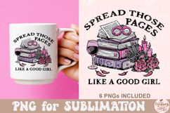 Spread Those Pages Like a Good Girl PNG Product Image 8