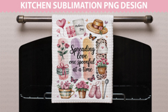 Mother&#039;s Day Kitchen Towel - Mother&#039;s Day Sublimation PNG Product Image 1