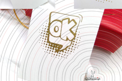 Speech Bubble Ok Cutting File SVG DXF Product Image 2