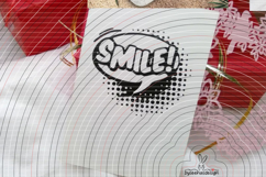 Speech Bubble Smile Cutting File SVG DXF Product Image 2